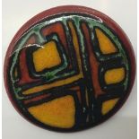 Poole Pottery Studio limited edition brooch designed by Carol Cutler 78/200