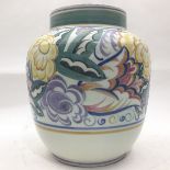 Poole Pottery Carter Stabler Adams OG pattern large shape 627 vase by Anne Hatchard fully marked &