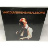 DAVID BOWIE 'VANCOUVER REHEARSALS' 2 LP Vinyl set on Bureau Supply BSDBLP 18/19 with a release