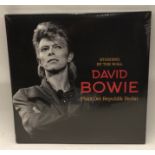 DAVID BOWIE 'STANDING BY THE WALL' This 2016 Limited Edition Quadruple Black, Yellow, Red & Splatter