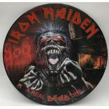 IRON MAIDEN 'A REAL DEAD ONE'. This 1993 picture disc release was recorded during the 'Fear of the