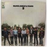 BLOOD, SWEAT AND TEARS 3 VINYL LP. Recorded in Super Sound Stereo. Japanese import on SONY/CBS