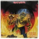 IRON MAIDEN 'THE NUMBER OF THE BEAST'. Here we have a Ltd edition picture disc released in 2005 on