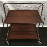 1950s Bakelite collapsible trolley with chrome fitments