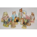 Beswick and Royal Albert Beatrix Potter mixed figures Mixed collection (12)