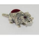 A Silver Beaver pin cushion.