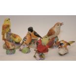 Quantity of collectible Royal Worcester bird figures (8)