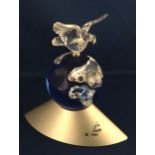 Swarovski silver crystal Planet Vision 2000 signed by artist boxed and certificate