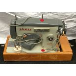 Jones vintage sewing machine model Z-690 with foot pedal.