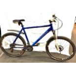 Blue Carrera Vulcan mountain bike. (25)