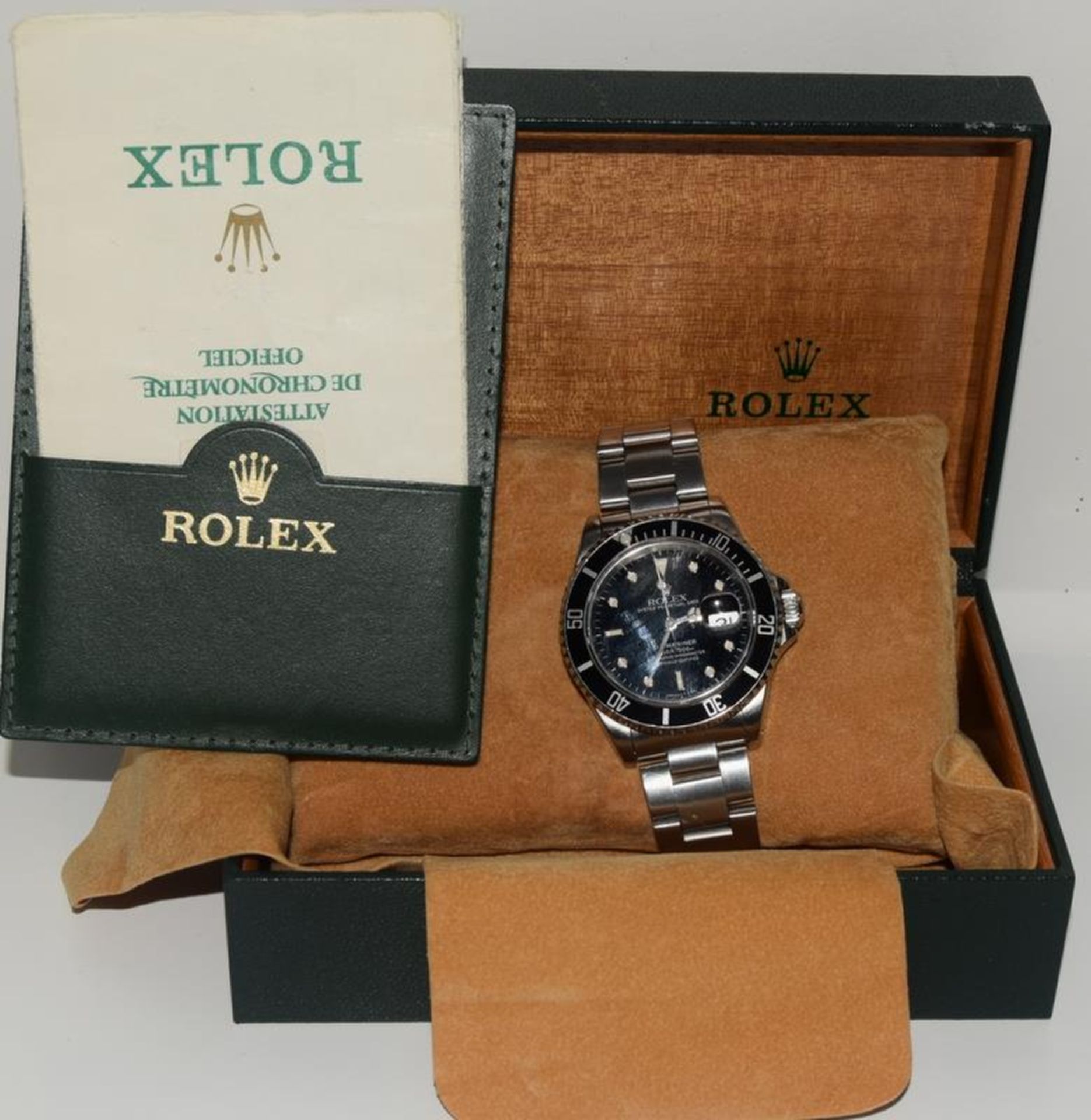 Rolex Submariner model 16610 Nov 1996, running, good condition, comes complete with both box, papers - Image 11 of 11