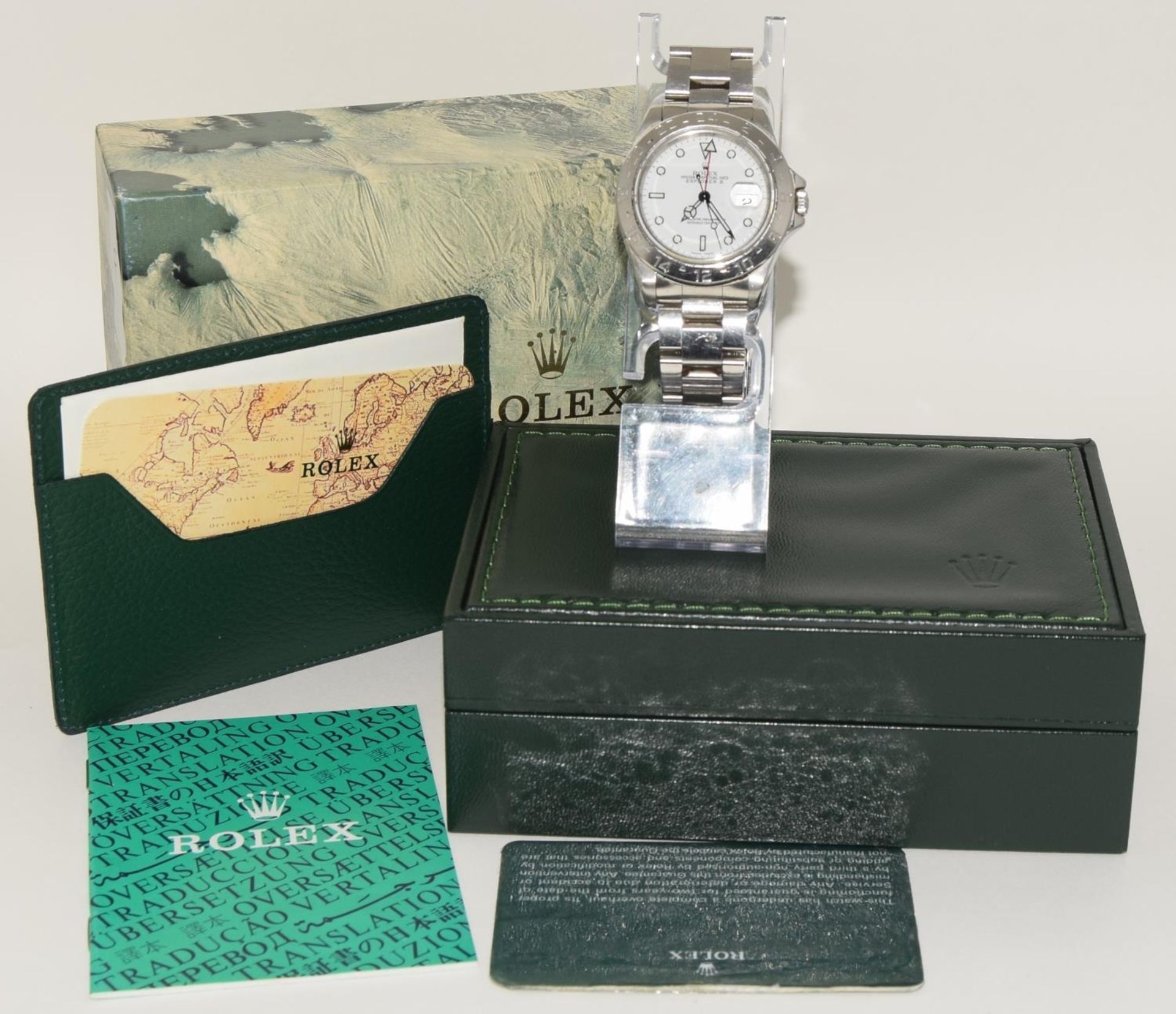 Rolex Explorer model 16570, 1994 Boxed with service papers. (ref 4)