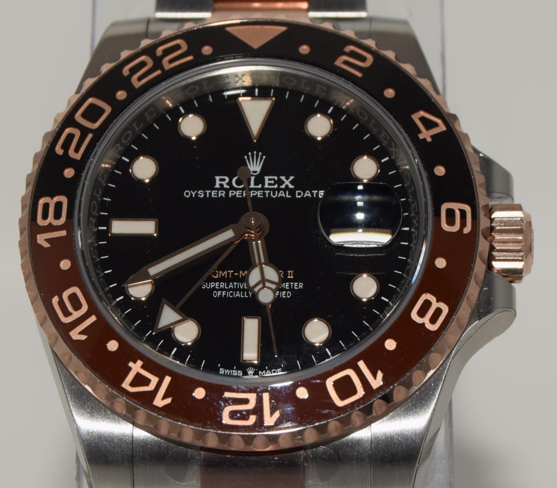 Rolex GMT Bi-Metal Rootbeer model 126711 CHNR 2020, box and papers (ref 100) - Image 4 of 12