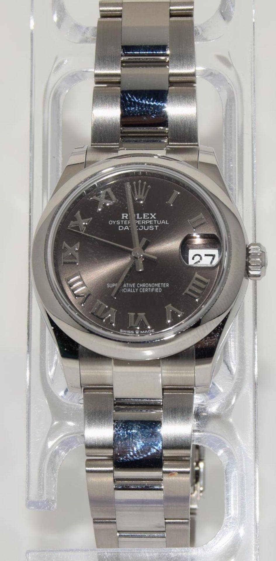 A Ladies Rolex, Datejust model 278240, 2021, boxed and papers. (ref 101) - Image 2 of 8