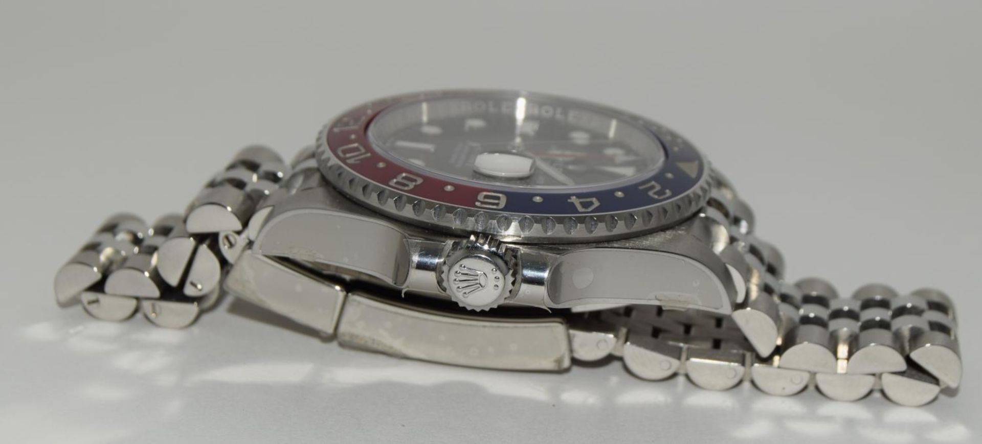 Rolex GMT Pepsi, model 126710BLRO, boxed and papers, unworn with stickers. (ref 33) - Image 5 of 9