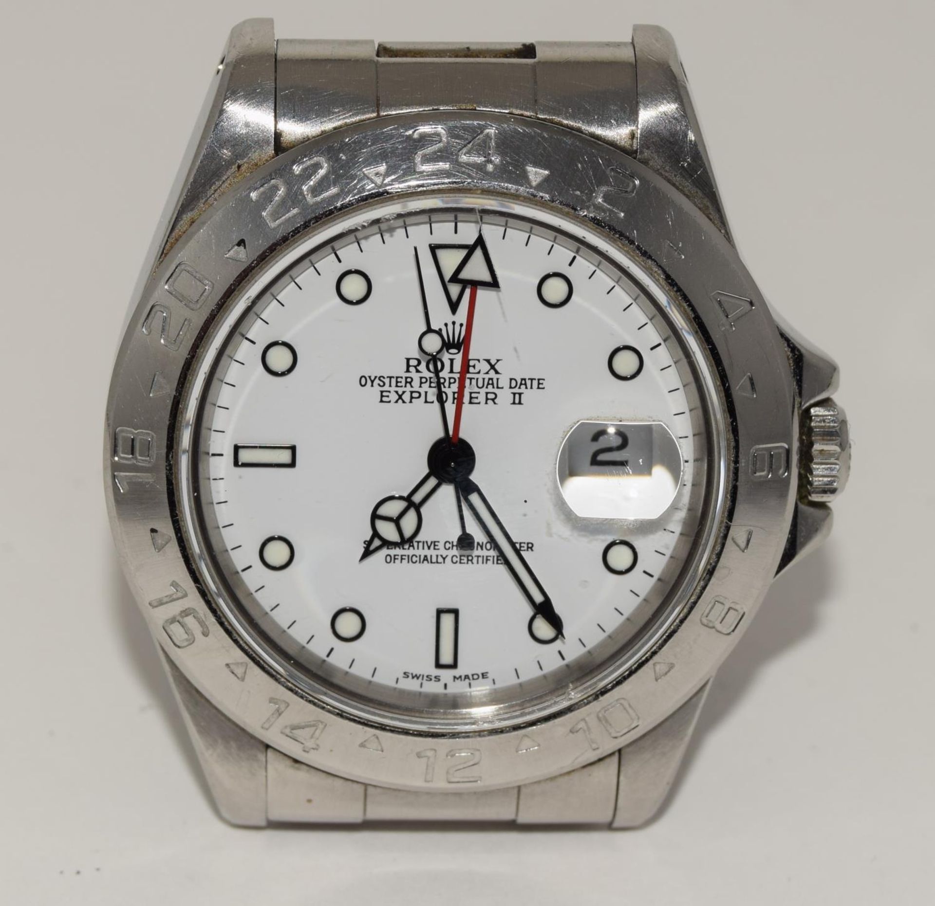 Rolex Explorer model 16570, 1994 Boxed with service papers. (ref 4) - Image 3 of 9