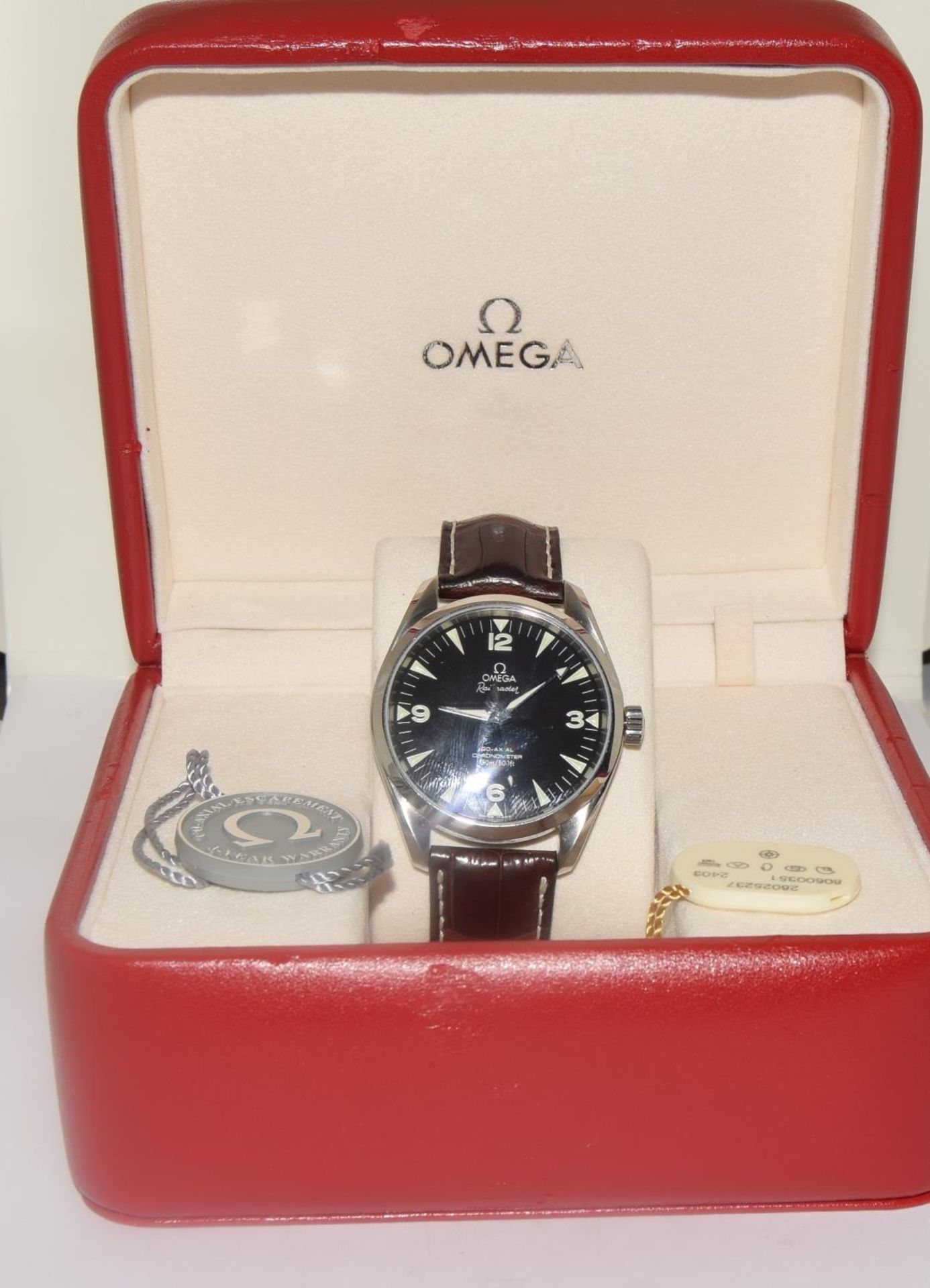 Omega Gents Railmaster, 42mm, boxed and papers, from 2003 - Image 9 of 9