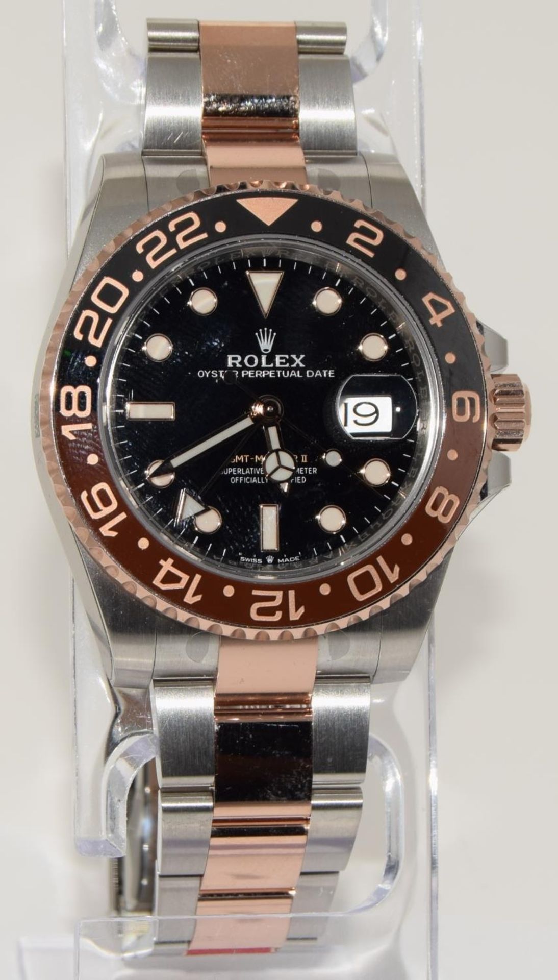 Rolex GMT Bi-Metal Rootbeer model 126711 CHNR 2020, box and papers (ref 100) - Image 3 of 12