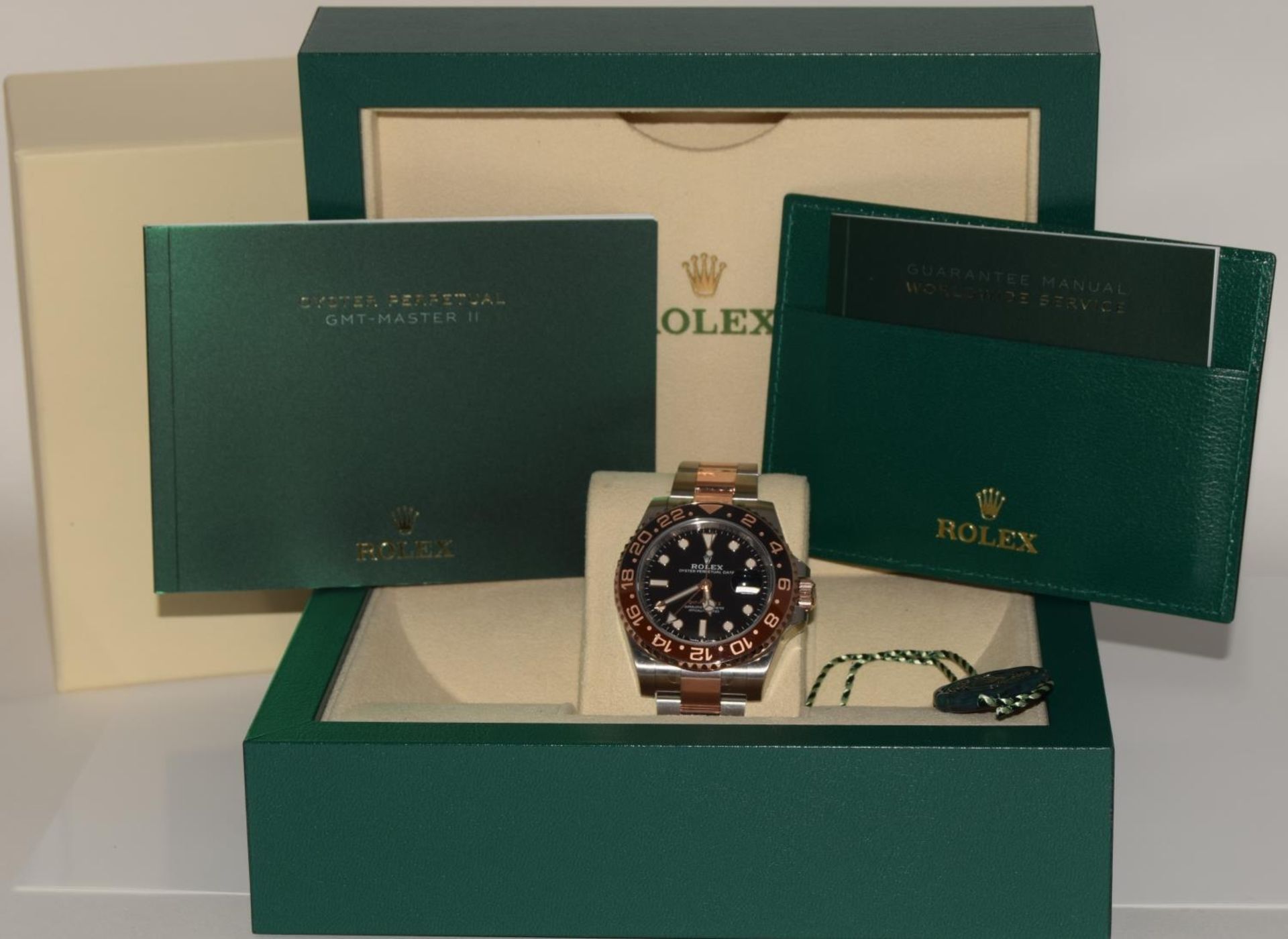 Rolex GMT Bi-Metal Rootbeer model 126711 CHNR 2020, box and papers (ref 100)