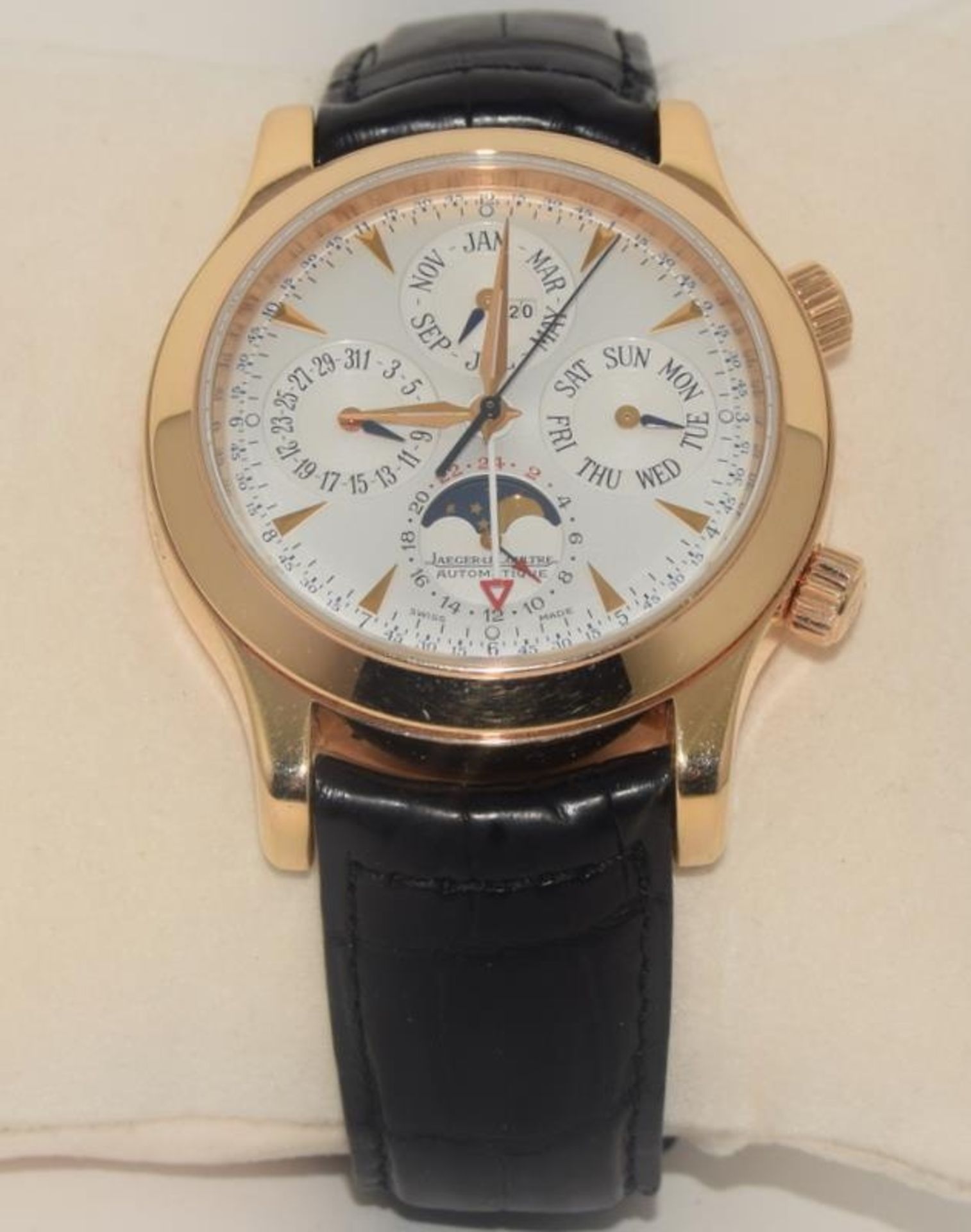 Jaeger Lecoultre Master contorol Grande Memovox in rose gold, automatic perpetual calendar with - Image 2 of 12