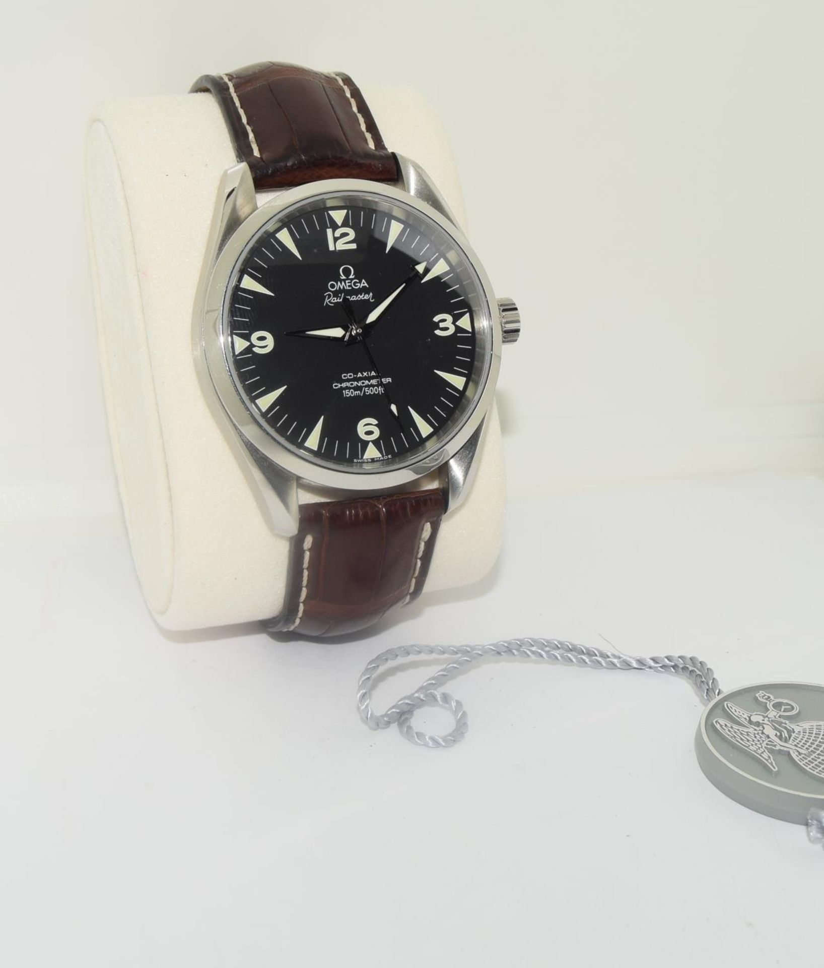 Omega Gents Railmaster, 42mm, boxed and papers, from 2003 - Image 3 of 9