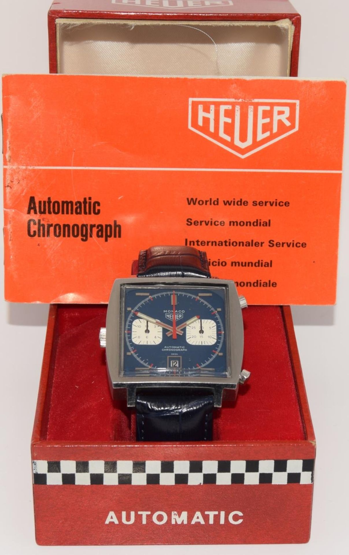 1960 Heuer Monaco, Ref 1133, Box and Papers (ref 11) - Image 6 of 6