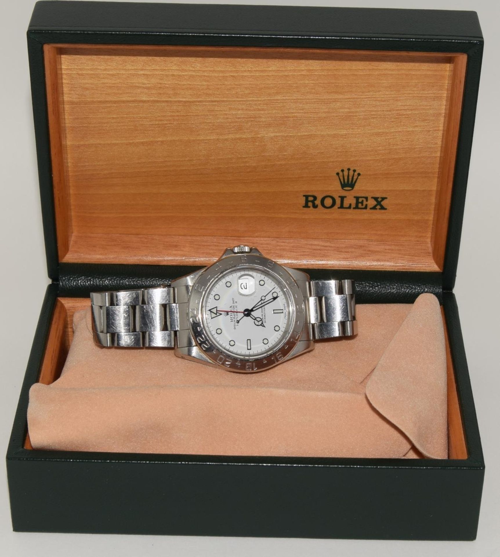 Rolex Explorer model 16570, 1994 Boxed with service papers. (ref 4) - Image 9 of 9