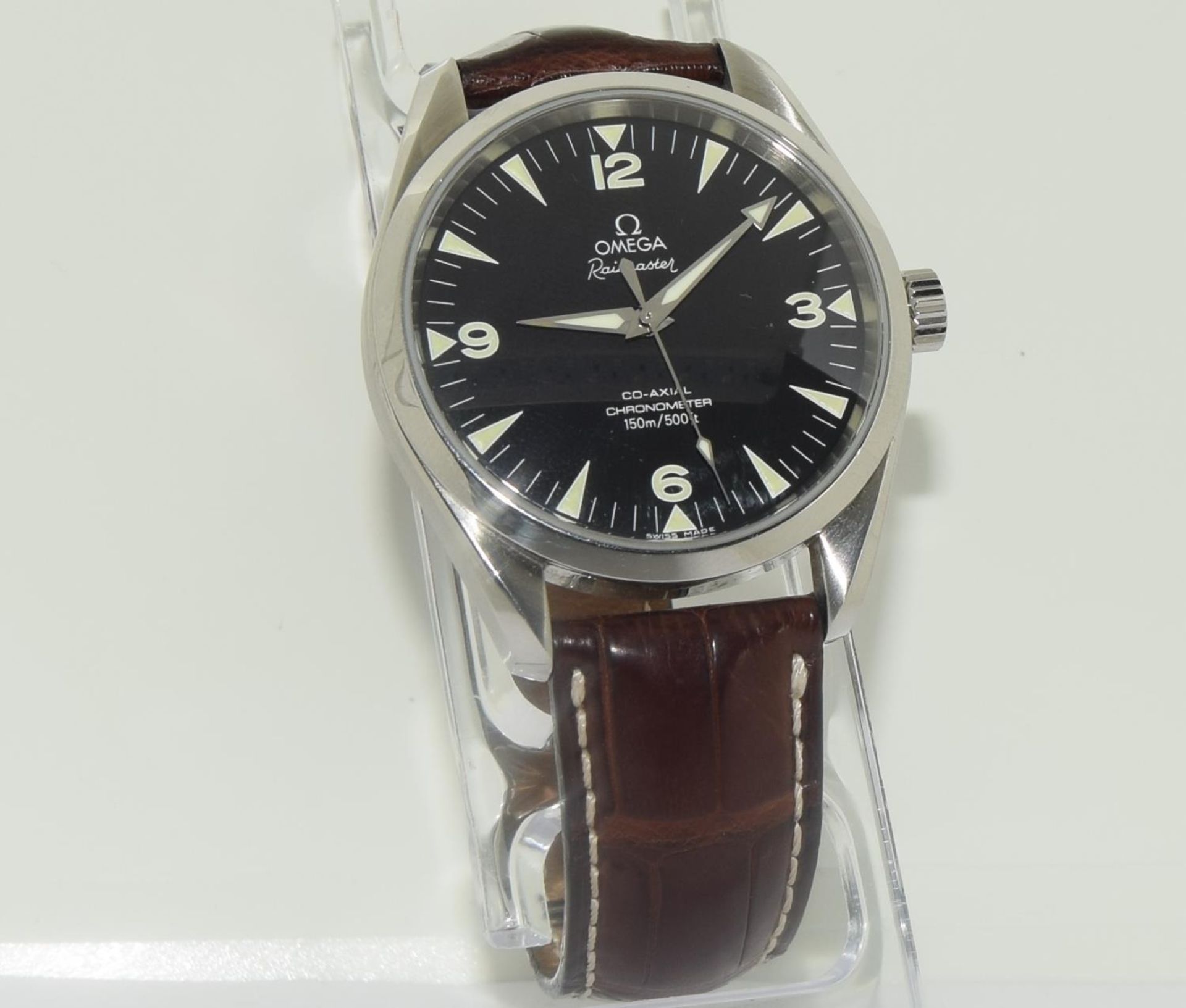 Omega Gents Railmaster, 42mm, boxed and papers, from 2003 - Image 5 of 9