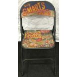 A Painted folding chair (190)