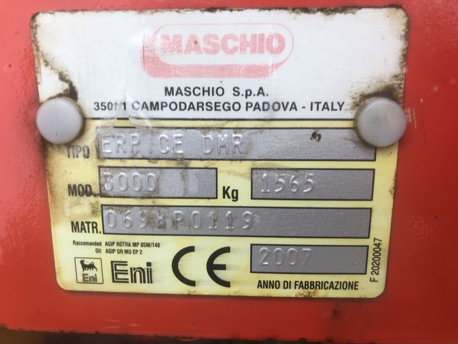 3M MASCHIO POWER HARROW, ERPICE DMR, DM RAPIDO, - Image 5 of 10