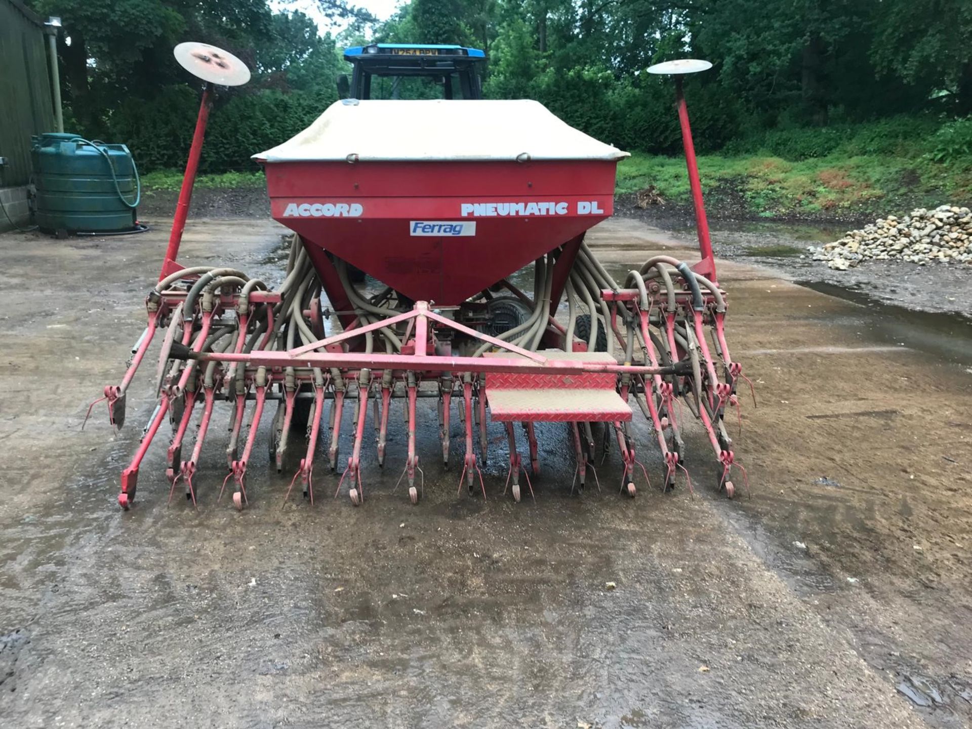 ACCORD DL4 AIR SEEDER, SUFFOLK COULTERS, PRE EMERGENCE MARKERS,