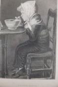 'Rather Queer', engraving after W. Hunt, another after David Cox and two others, published by the