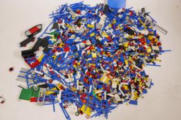 A quantity of Lego including railway and rolling stock