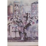 Sue Macartney Snape, 'Charades', signed limited edition print, 40/600, 19" x 16", and another