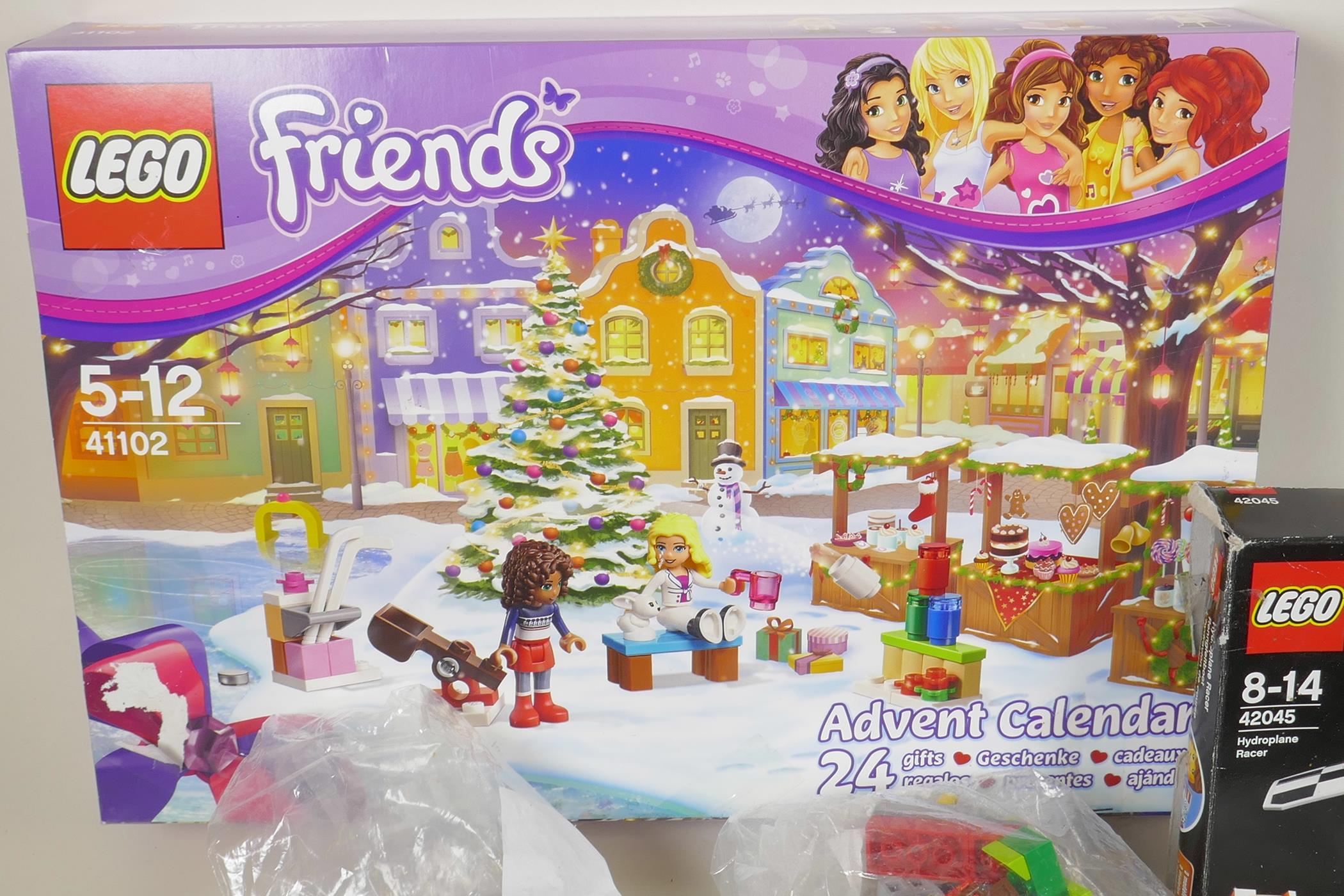 A quantity of Lego sets, some boxed, to include 'Friends, advent calendar 41102', 'Minecraft 21120', - Image 2 of 9