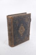 A late C19th copy of 'Brown's Self-Interpreting Family Bible Containing the Old and New Testaments',