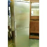 A Siemens fridge freezer, 72½" x 23½" x 23½"