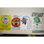 Eight indie music gig posters etc, to include Frank Sidebottom, the Mighty Mighty Bosstones, the