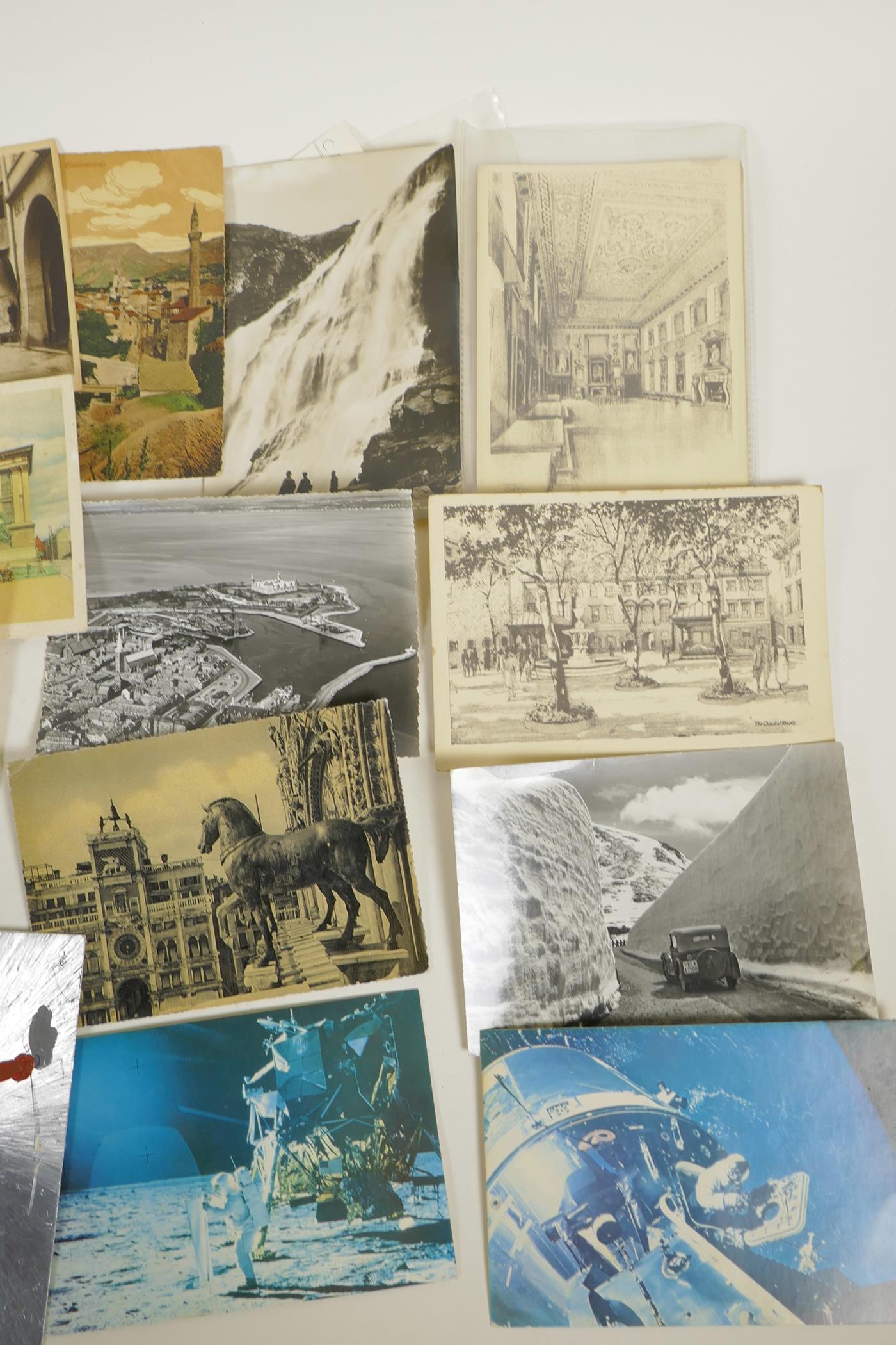 A collection of C20th postcards including social history, topographical, Disney, travel etc, - Image 2 of 6