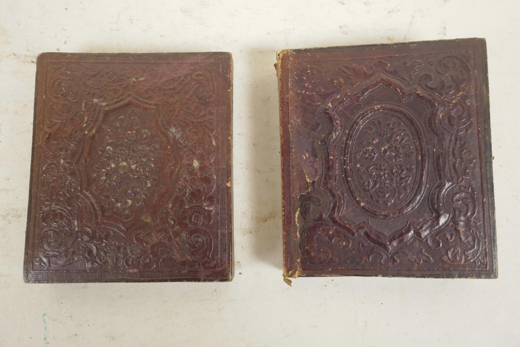 Two cased daguerreotype photographic portraits of gentlemen, one case A/F, 3¾" x 4¾" - Image 2 of 4