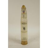 A NASA commemorative Apollo 11 candle, A/F, 12½" high