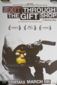 After Banksy, 'Exit through the Gift Shop', film poster, 16½" x 23½"