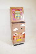 A 'Circus Days' American push button slot machine, A/F, untested, 19" x 17" x 55"