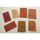 Various mid C19th and early C20th old maps and guidebooks, including 'Cruchley's New Plan of