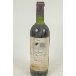 A bottle of Chateau Patache d'Aux Medoc 1982