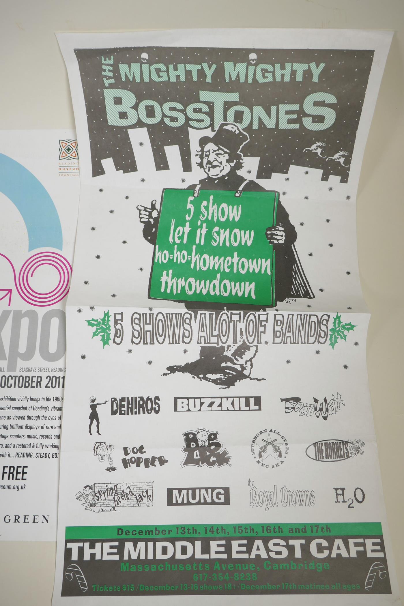 Eight indie music gig posters etc, to include Frank Sidebottom, the Mighty Mighty Bosstones, the - Image 3 of 6