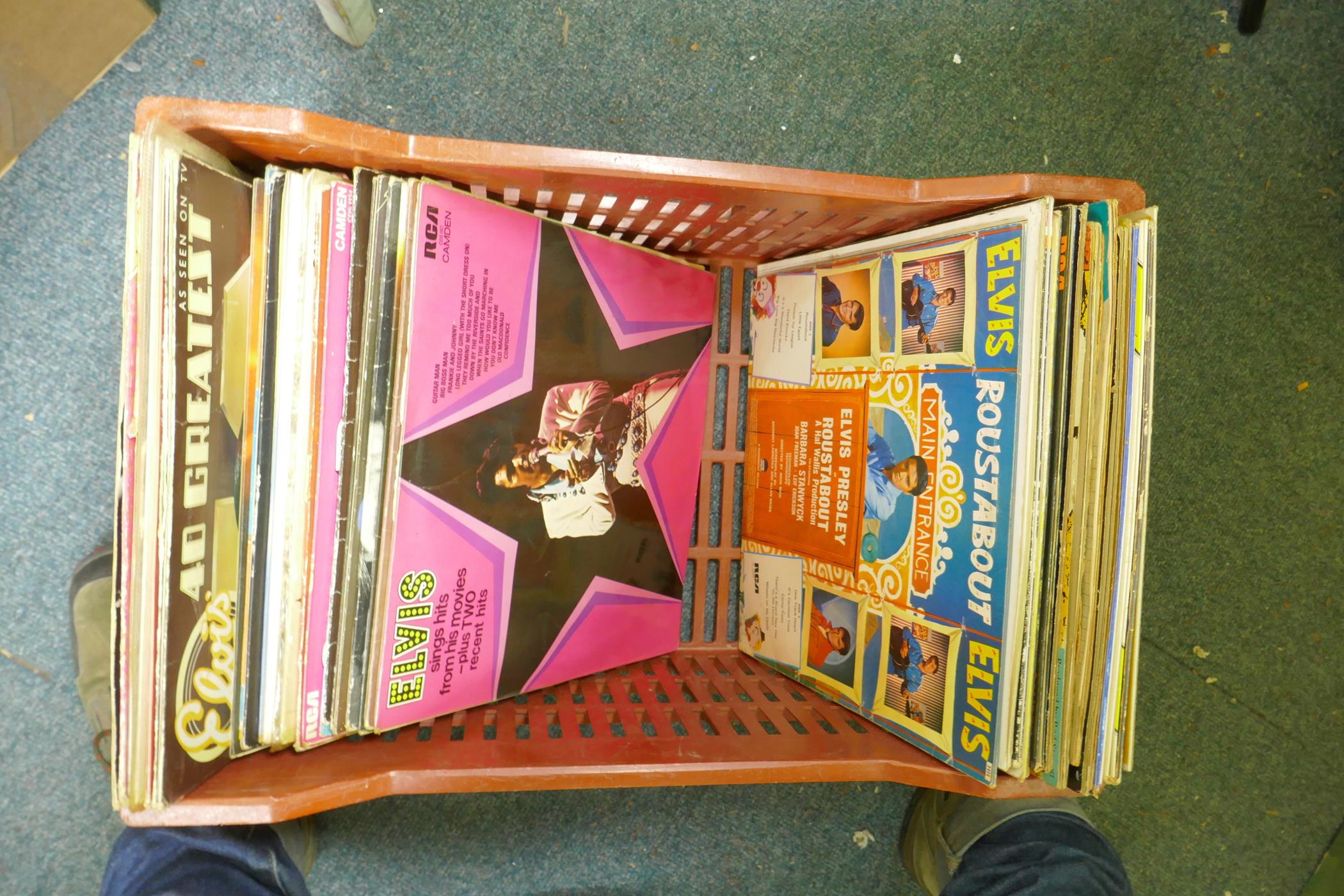 A quantity of vinyl LPs and box sets, Elvis (40+), Pink Floyd, Meatloaf, Rainbow, Queen, Phil - Image 8 of 9