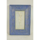 Male figure study, initialled H.S.T(?), pencil and wash drawing, 9" x 4½"