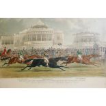 Fore's Racing Scenes, two C19th lithographs after J F Herring Snr, plate 2, The Flying Dutchman