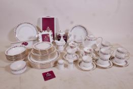 A large quantity of Royal Albert bone china including an 'Old Country Roses' photo frame, 8" x 6"; a